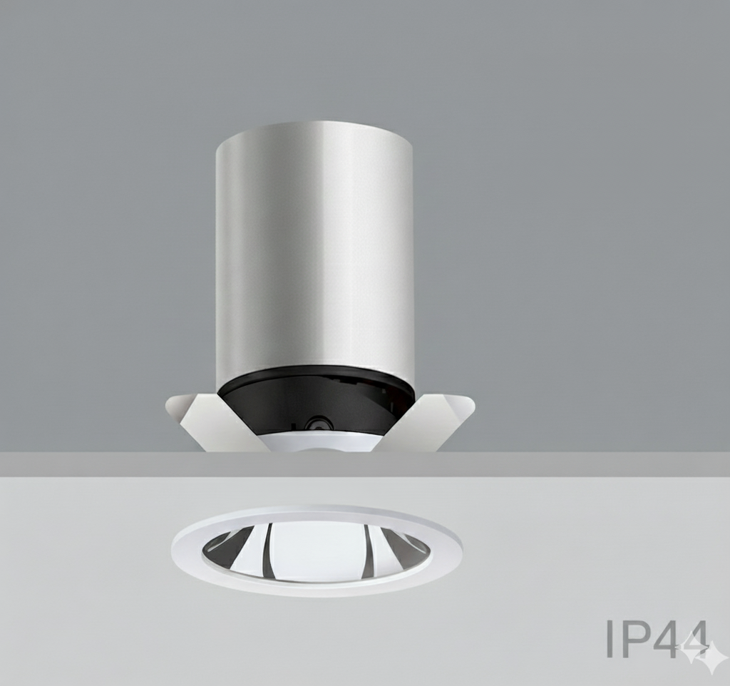 [A1059B] CEVA, IP44, Round(Trim), Ceiling recessed, Dia.61x H90 mm, Cut hole: Dia.55mm, 8W