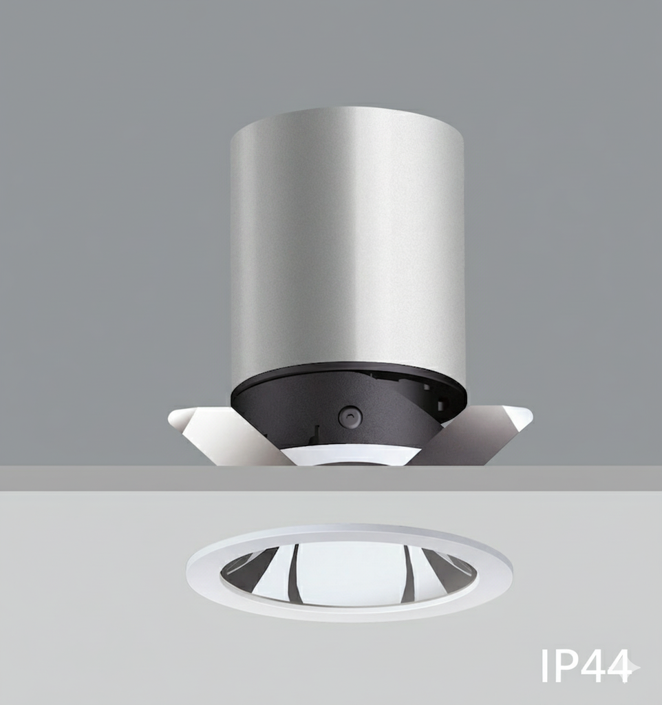 [A1063C] CEVA, IP44, Round(Trim), Ceiling recessed, Dia.71x H110mm, Cut hole: Dia.65mm, 13W