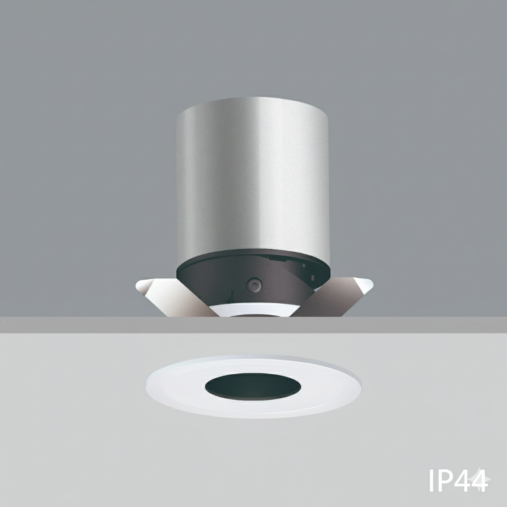 [A1064B] CEVA, IP44, Round(Trim), Ceiling recessed, Dia.71x H90mm, Cut hole: Dia.65mm, 8W