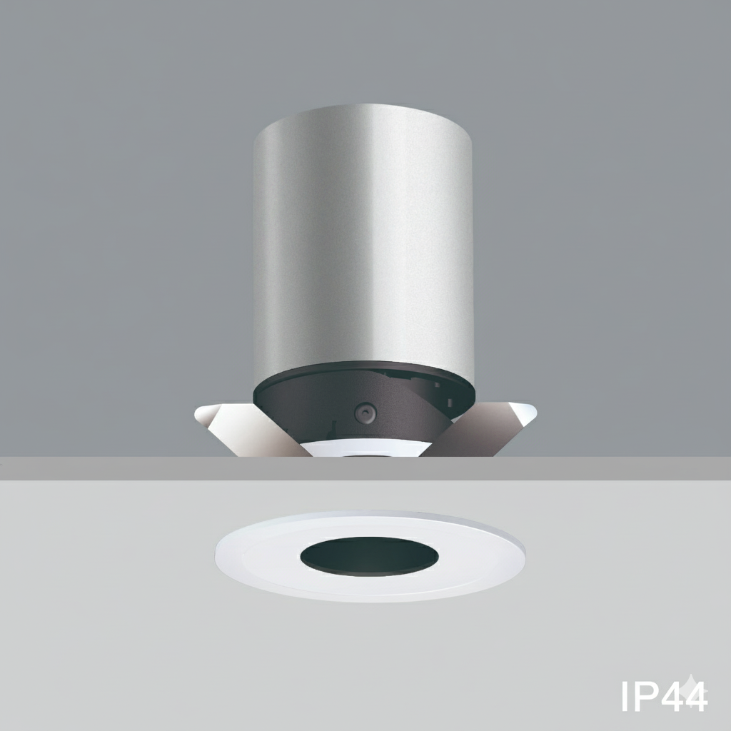 [A1064C] CEVA, IP44, Round(Trim), Ceiling recessed, Dia.71x H110mm, Cut hole: Dia.65mm, 13W