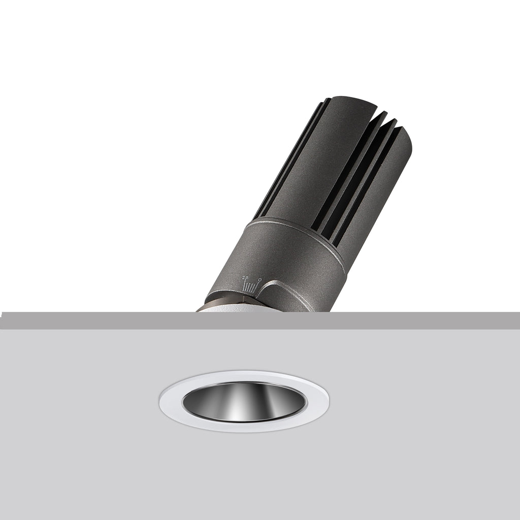 [A1075S] CEVA, IP20, Round(Trim), Ceiling recessed, Dia.45xH70mm, Cut hole: Dia.40mm, 5W