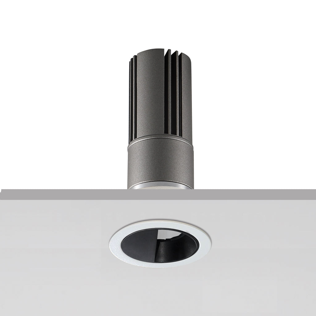 [A1076] CEVA, IP20, Round(Trim), Ceiling recessed, Dia.45xH90mm, Cut hole: Dia.40mm, 8W