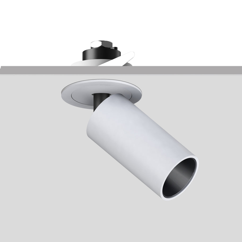 [A1077] CEVA, IP20, Round(Trim), Ceiling recessed, Dia.30xH60mm, Cut hole: Dia.40mm, 3W
