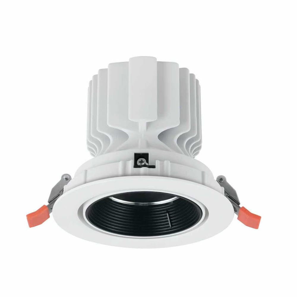 [A1084B] CEVA, IP20, Round(Trim), Ceiling recessed, Dia.115x H101mm, Cut hole: Dia. 105mm, 28W