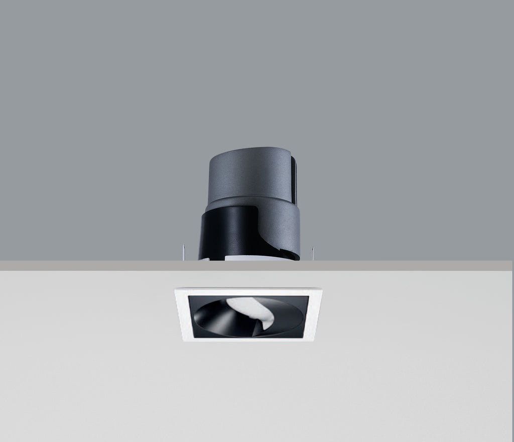 [A1090] CEVA, IP20, Squre(Trim), Ceiling recessed, 85x85xH86mm, Cut hole: 75x75mm, 13W