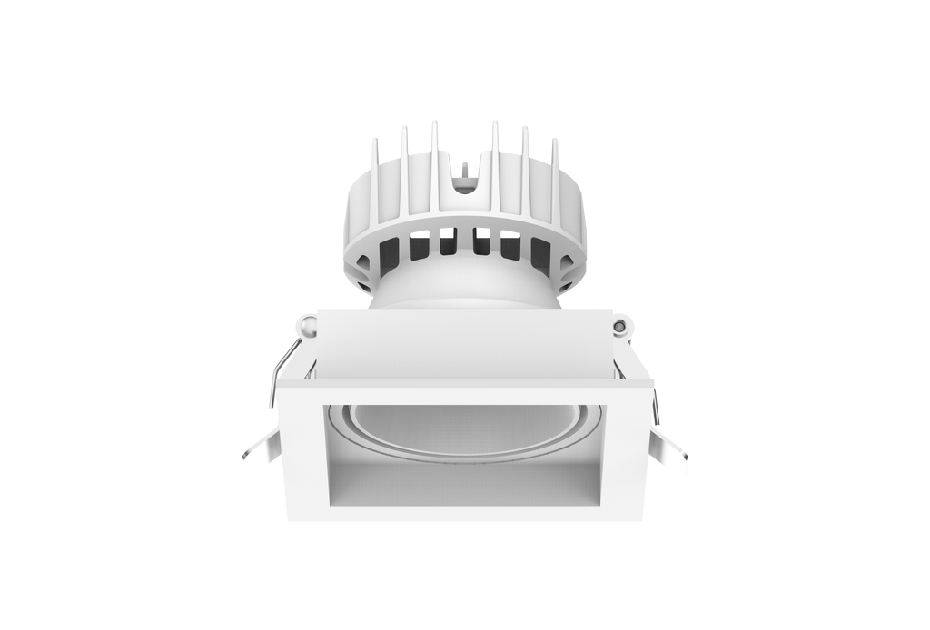 [A1091] CEVA, IP20, Square(Trim), Ceiling recessed, 90x90xH79mm, Cut hole: 83x83mm, 18W