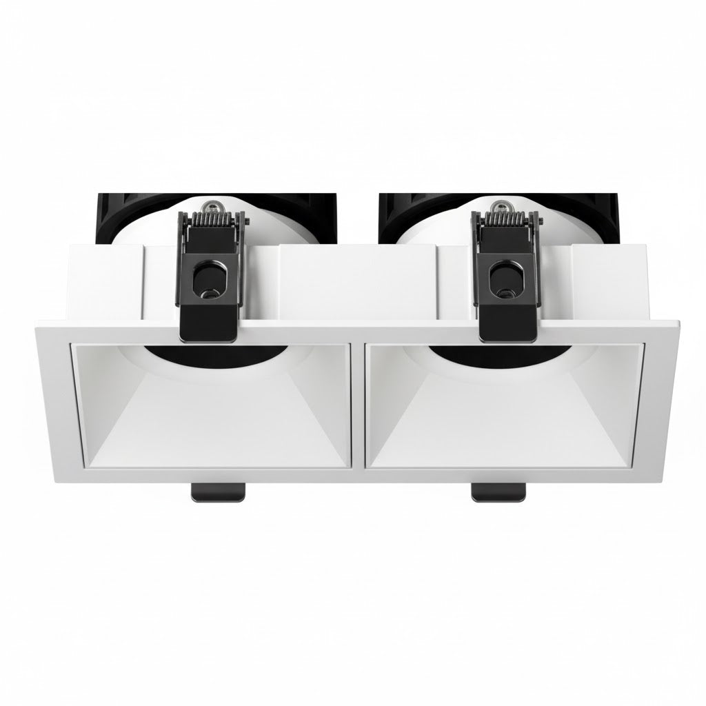 [CFIT079] CEVA, IP20, Square(Trim), Ceiling recessed, 158x83xH43mm, Cut hole: 150x75mm, Depends on lamp bulb