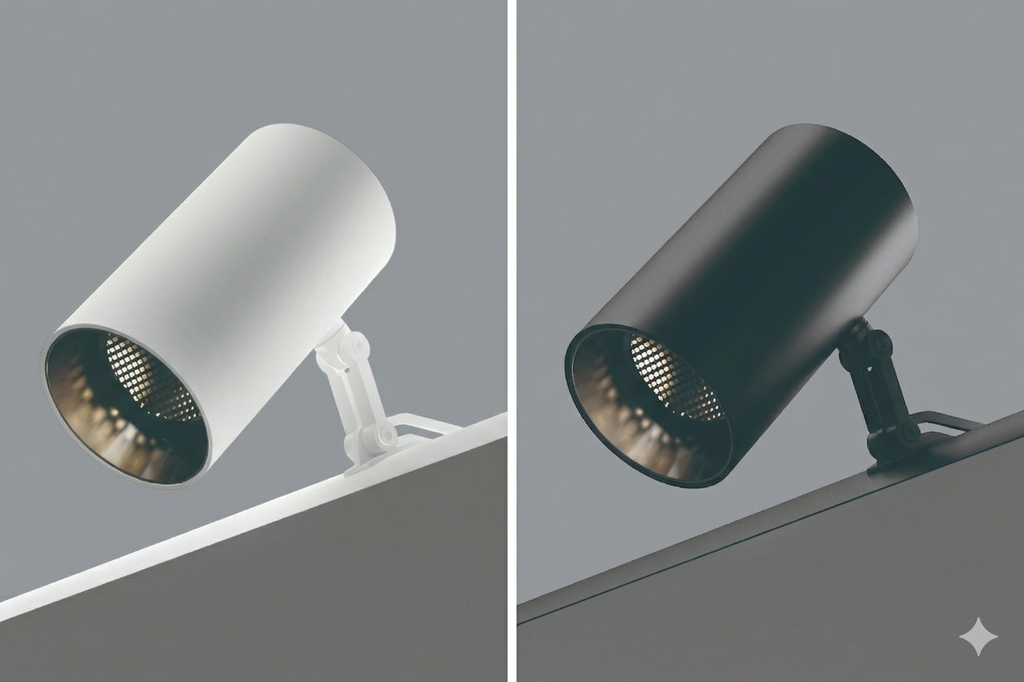 [D1008] CEVA, IP20, Round shape, Track mount, Dia.60x H104mm, 18W, Aluminium track profile (No wires)