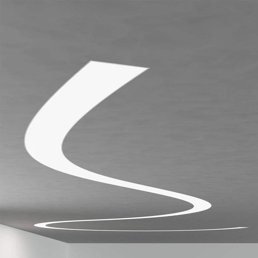 [H1010PRE-1000] CEVA, IP20, Ceiling pre-embedded , W40xH60mm, L= 1000mm, 20W/meter