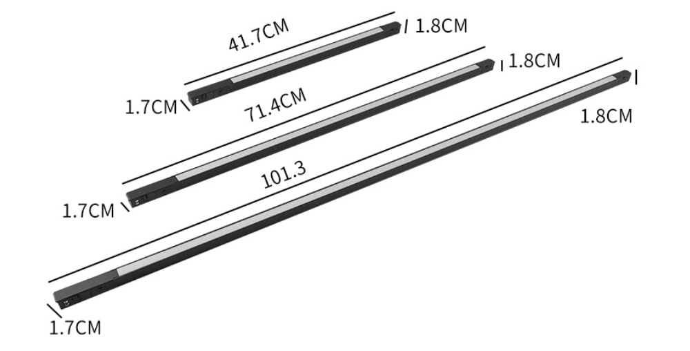 [MT2008] ML3, IP20, Linear shape, Track mount, L413mm, 10W, 48VDC magnetic(S)