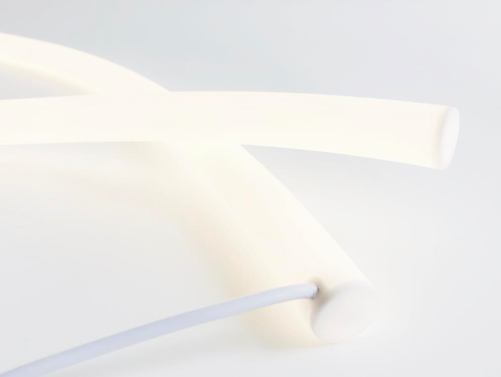 [NS25/25GCAHKPAAC]IP67, 360D Lit lighting surface, 3D bending, 50, Mono white, Standard light efficiency, 15W, 2700 | 3000 | 4000 | 6500K, >90, 24VDC, W25xH25mm