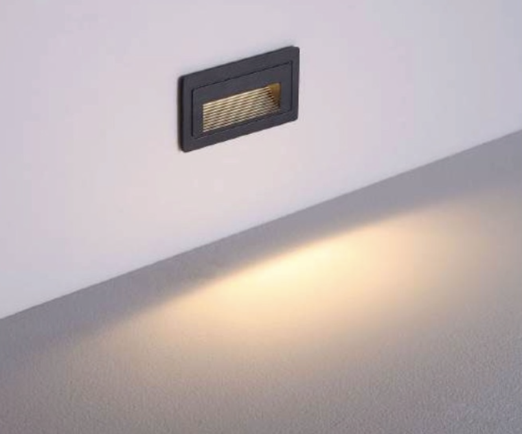 [OC1056] CEVA, IP65, Square shape, Wall recessed, W103xH58xD52mm, Cut hole: 105x55x50mm, 3W