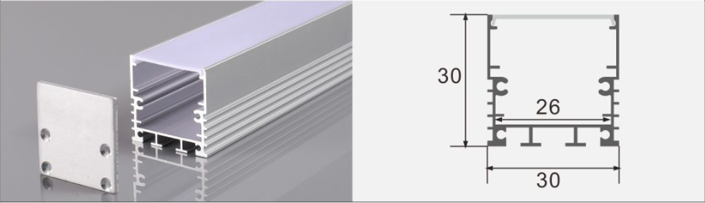 [SP30/30AAAAOAB] CEVA, IP20, Fixed, 30x30, Surface mount