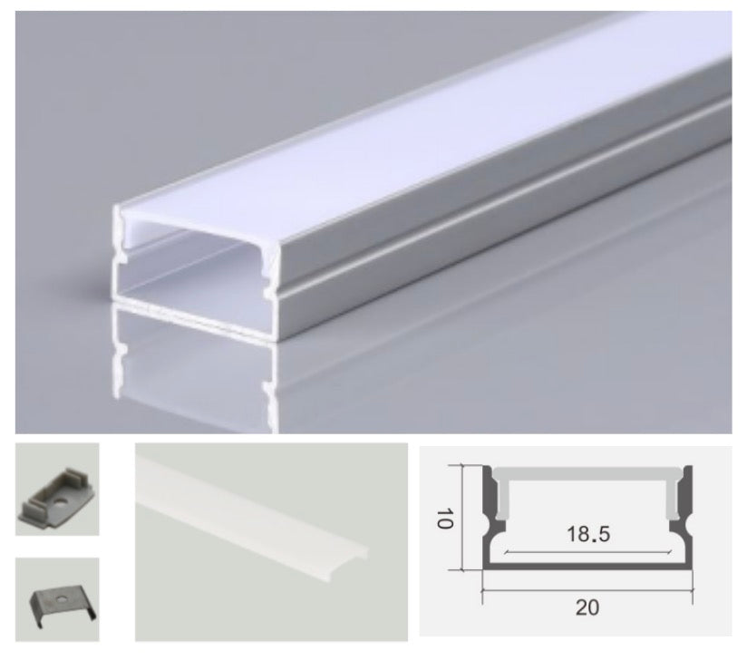 [SPA20/10AAAAOAB] CEVA, IP20, Fixed, 20x10, Surface mount