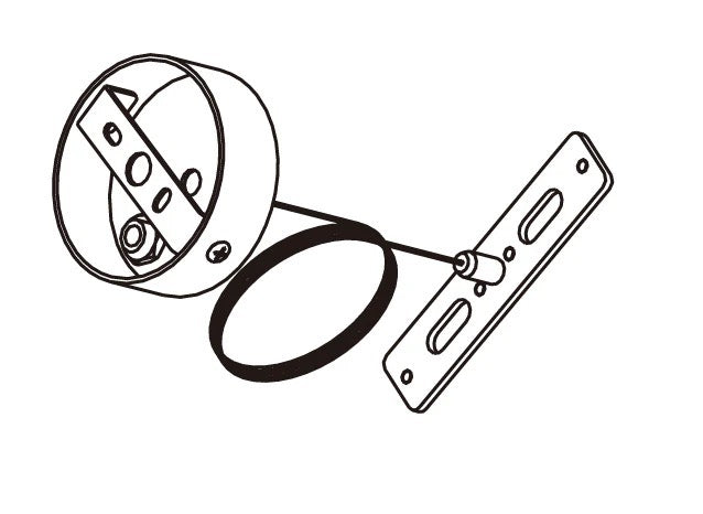 [TR-A4ISA] CEVA, IP20, Suspended track rail, 48VDC magnetic, Suspension kit w/ box