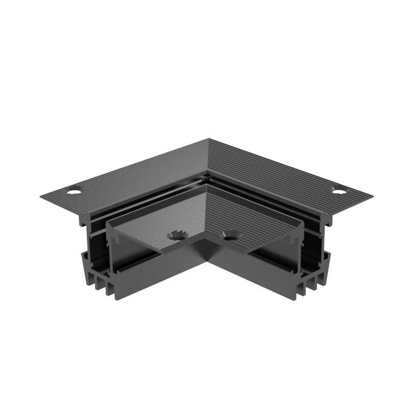 [TR-AT1P2FA] CEVA, IP20, Recessed track rail (Front access), 48VDC 4 wires magnetic (316-7), Horizontal 90D connector