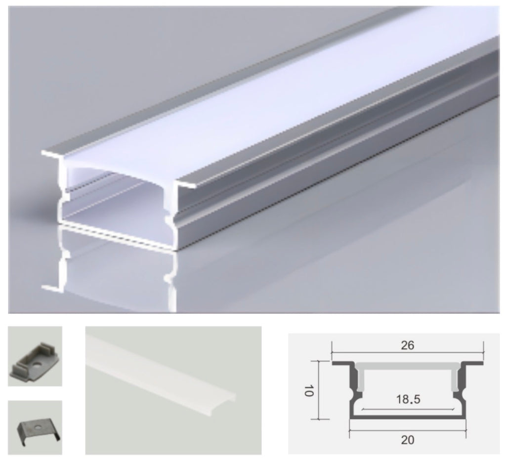 [SPA26/10AAAAOBB] CEVA, IP20, Fixed, 26x10, Surface mount