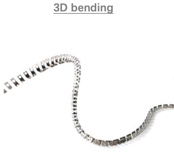 [NP-NA-HBBCU0BS]IP67, Bending profile, 3D bending, Stainless steel Profile, Stainless steel finish, 1000 | 2000mm, for NS Vertical flat bending 20x18