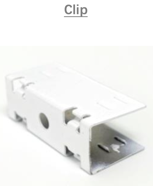 [NP-NA-HCACU0BM]IP67, Fixed single clip, Linear, Stainless steel Profile, Stainless steel finish, 30mm, for NS Vertical flat bending 10x10