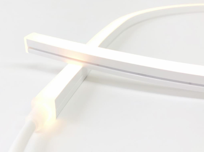 [NS10/10AAAHKACAC]IP67, Flat lighting surface, Horizontal bending, 50, Tunable white, Standard light efficiency, 2x8W, 2700 - 6500K, >90, 24VDC, W10xH10mm