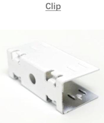 [NP-NA-HCACU0BI]IP67, Fixed single clip, Linear, Stainless steel Profile, Stainless steel finish, 30mm, for NS 3D bending flat 10x10