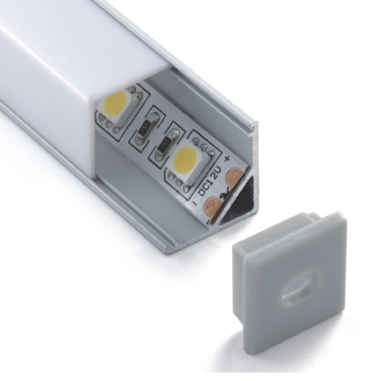 LED Light Strip Aluminium Profile- S1007 ( W.16 x H.16 mm)
